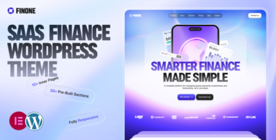 Finone - Finance, SaaS & Business WordPress Theme