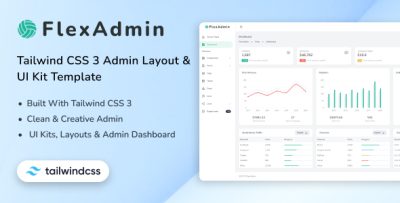 FlexAdmin - Tailwind CSS 3 Admin Layout & UI Kit Template
