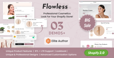 Flowless - Beauty & Cosmetics Shopify Theme