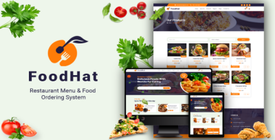 FoodHat - Restaurant Menu & Food Ordering System with Laravel Framework