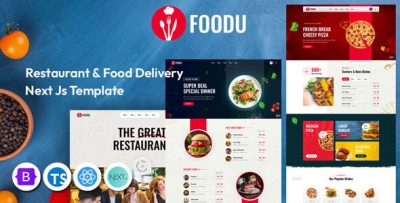 Foodu - Modern Food & Restaurant Next.js Template