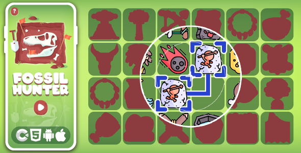 Fossil Hunter - Onet Miner HTML5 Game, Construct 3 Fossil Hunter - Onet Miner HTML5 Game, Construct 3