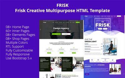 Frisk | Creative Multipurpose HTML with RTL Ready
