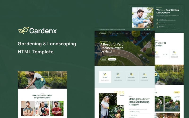 Gardenx | Gardening & Landscaping HTML Template Gardenx | Gardening & Landscaping HTML Template