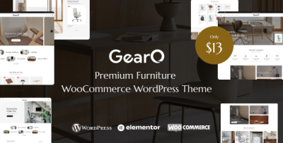 GearO - Luxury Furniture Store WooCommerce WordPress Theme
