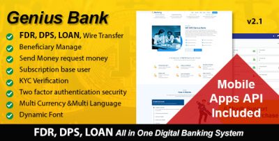 Genius Bank -  All in One Banking System