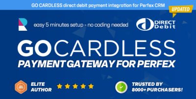 GoCardless Payment Gateway Integration for Perfex CRM