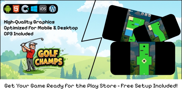 Golf Champs - Construct 3 Game (HTML5, AdMob, C3P) Golf Champs - Construct 3 Game (HTML5, AdMob, C3P)