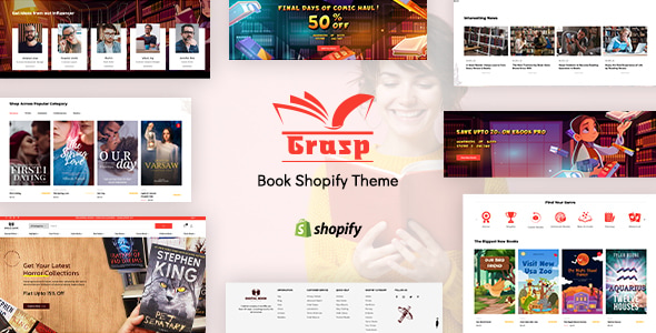 Grasp - Shopify Book Store Theme Grasp - Shopify Book Store Theme