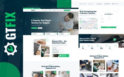 GTFix - PC Repair Services Website Template