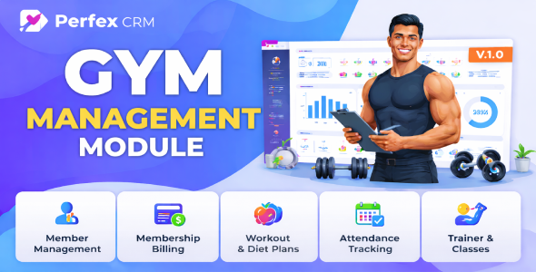 Gym Management Module for Perfex CRM Gym Management Module for Perfex CRM