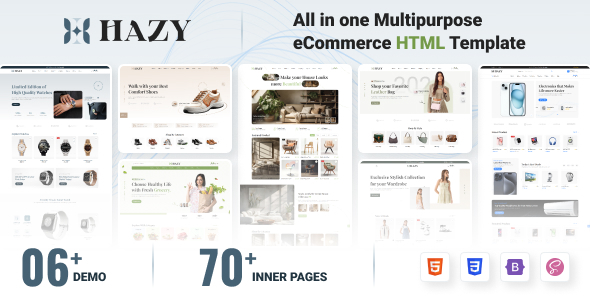 Hazy - Multipurpose eCommerce HTML Template Hazy - Multipurpose eCommerce HTML Template