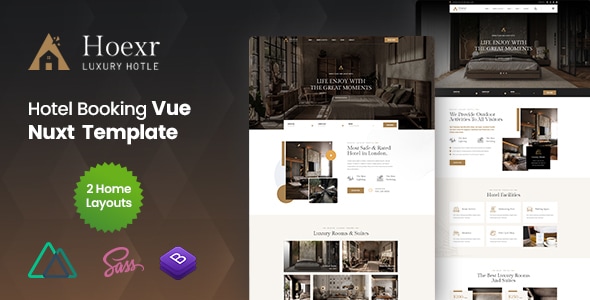 Hoexr - Hotel Booking Vue Nuxt Template Hoexr - Hotel Booking Vue Nuxt Template