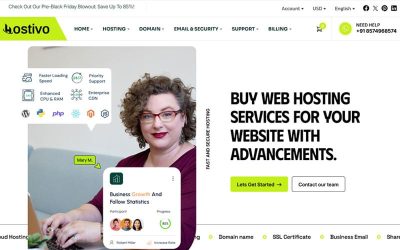 Hostivo v2 WHMCS and HTML Template