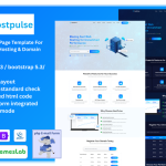 HostPulse - Premium Web Hosting and Domain Services Landing Page Template | HTML, Bootstrap 5.3