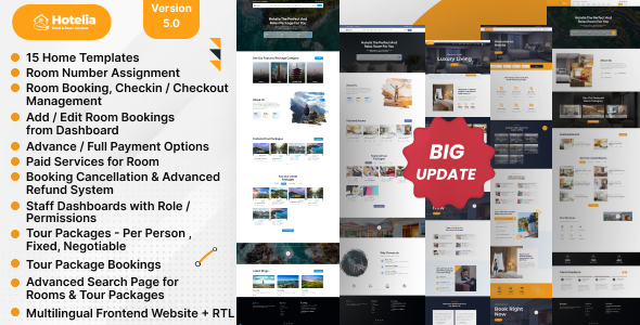 Hotelia - Hotel Booking Management Website Hotelia - Hotel Booking Management Website