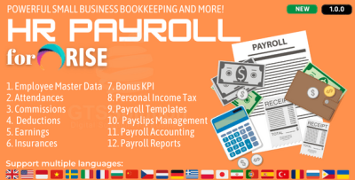 HR Payroll plugin for RISE CRM
