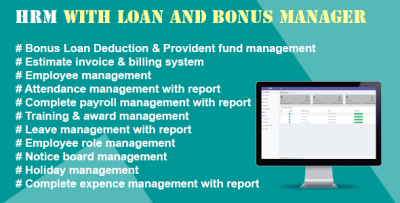 HRM With Loan And Bonus Manager
