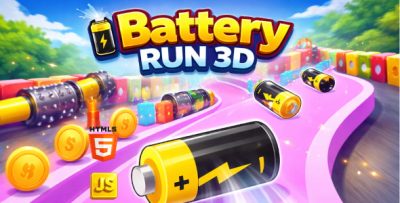 HTML5 Game : Battery Run 3D