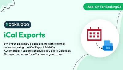 iCal Exports – BookingGo SaaS Add-On