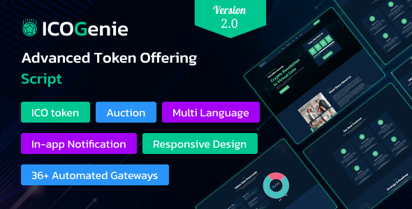 ICOGenie - Advanced Token Offering Script ICOGenie - Advanced Token Offering Script