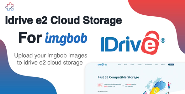 Idrive E2 Cloud Storage Add-on For Imgbob Idrive E2 Cloud Storage Add-on For Imgbob