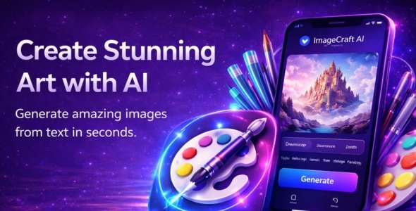 ImageCraft AI - Professional AI Image Generator App ImageCraft AI - Professional AI Image Generator App