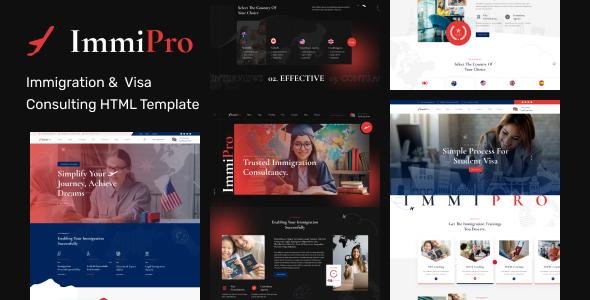 ImmiPro - Immigration And Visa Consulting HTML Template ImmiPro - Immigration And Visa Consulting HTML Template