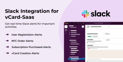 Infy vCard SaaS - Slack Integration Add on