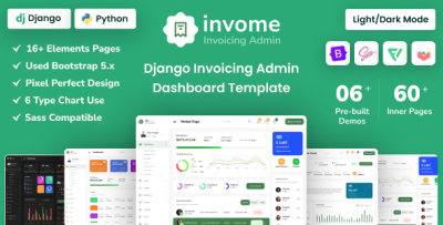 Invome - Django Invoicing Admin Dashboard Template