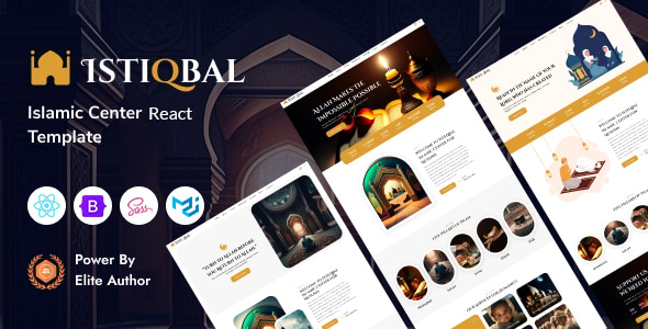 Istiqbal | Islamic Centre & Mosque React Template Istiqbal | Islamic Centre & Mosque React Template
