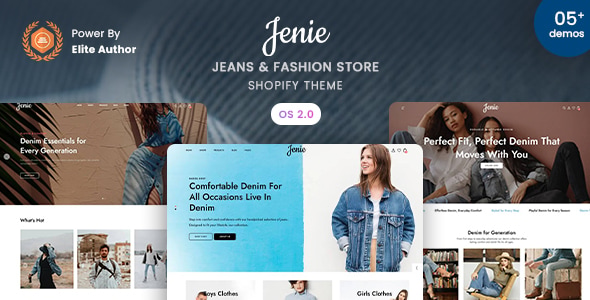 Jenie - Jeans & Fashion Store Shopify 2.0 Theme Jenie - Jeans & Fashion Store Shopify 2.0 Theme
