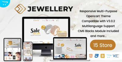Jewelz Premium OpenCart Theme