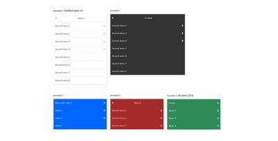 jQuery Infinite Slide Menu Plugin