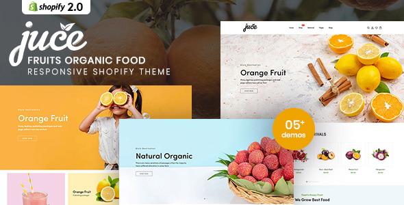 Juce - Fruits Organic Food Responsive Shopify Theme Juce - Fruits Organic Food Responsive Shopify Theme