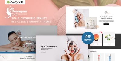 Keangam - Spa & Cosmetic Beauty Responsive Shopify Theme