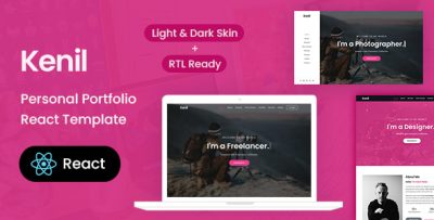 Kenil - Personal Portfolio React Template