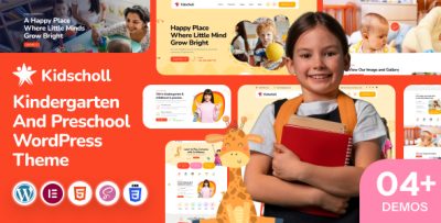 Kidscholl - Kindergarten & Preschool WordPress Theme