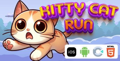 Kitty Cat Run - (HTML5|Construct 3) game