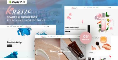 Kostic - Beauty & Cosmetics Shopify Theme