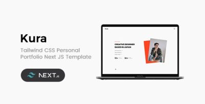 Kura - Tailwind CSS Personal Portfolio React NextJS Template