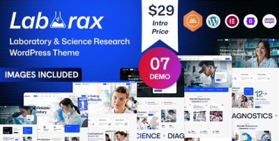 Laborax - Laboratory & Science Research WordPress Theme