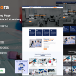 Labviora - Science and Research Laboratory Landing Page Website Template