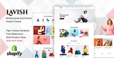 Lavish - Modern Responsive Clothing and Fashion Shopify Theme OS 2.0