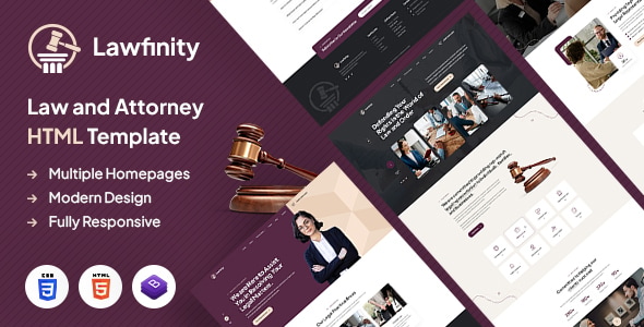 Lawfinity | Law and Attorney HTML Template Lawfinity | Law and Attorney HTML Template