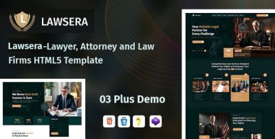 Lawsera - Attorney Lawyer & Law Firm HTML5 Template