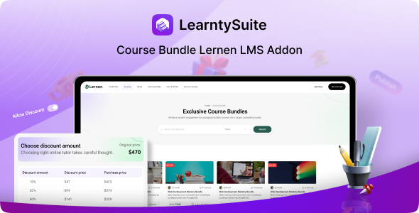 Learnty Suite - Course Bundle Addon for Lernen LMS Learnty Suite - Course Bundle Addon for Lernen LMS