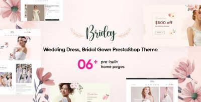 Leo Bridey - Wedding Dress, Bridal Gown PrestaShop Theme