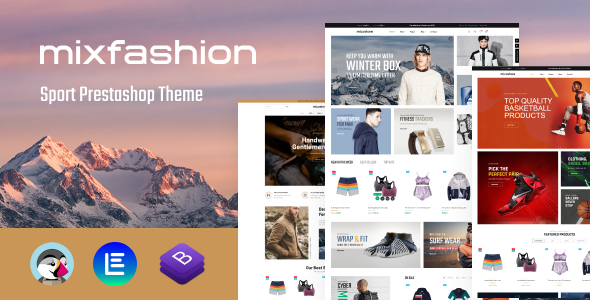 Leo MixFashion Elementor - Sport Prestashop Theme Leo MixFashion Elementor - Sport Prestashop Theme