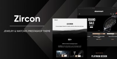 Leo Zircon - Jewelry & Watches Prestashop Theme